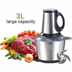 3L 2in1 Food Processor and Meat Grinder